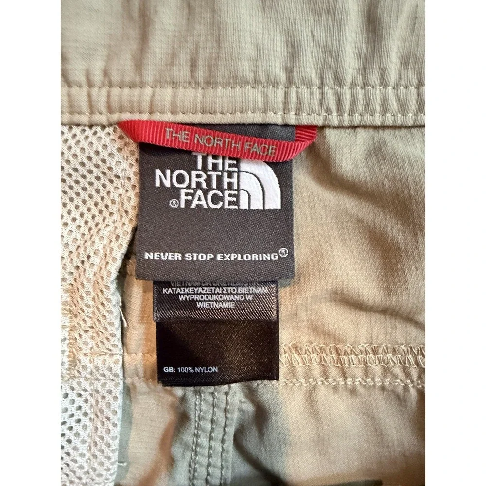 The North Face Mens 32 Horizon‎ Cargo Utility Shorts Beige Lightweight Hiking